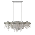 Люстра подвесная с металлическими дугами и длинными цепочками 115 см Atlantis Chain варинант исполнения - 11 | Loft Concept в Омске