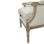 Кресло William Classical Armchair beige flax варинант исполнения - 4 | Loft Concept в Омске
