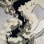 Панно ручная работа Черно-Белый Природный Орнамент  варинант исполнения - 3 | Loft Concept в Омске