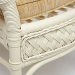 Комплект обеденный из ротанга Eloise grand white варинант исполнения - 11 | Loft Concept в Омске