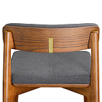 Барный стул из массива ясеня с обивкой из рогожки Elegant Ash варинант исполнения - 5 | Loft Concept в Омске