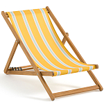 Шезлонг из акации и ткани Argentina варинант исполнения - 3 | Loft Concept в Омске