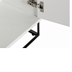 Стеллаж книжный белый с 3-мя открытыми полками и дверкой Strict Lines варинант исполнения - 4 | Loft Concept в Омске