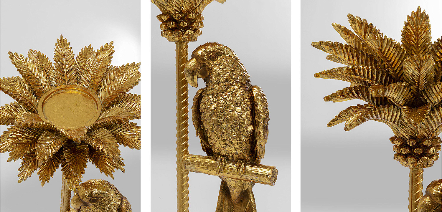 Подсвечник Golden Parrot on a palm tree Подсвечник Golden Parrot on a palm tree - Loft-Concept в Омске