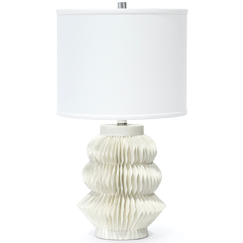 Настольная лампа White Bionic Petals Lane Table Lamp Белый в Омске | Loft Concept 