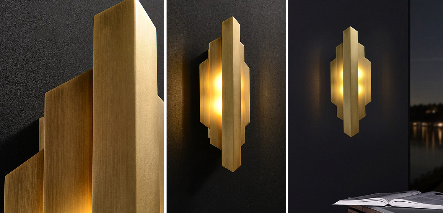 Бра Deco Sconce Vertical Geometric Modern Studio Endo Бра Deco Sconce Vertical Geometric Modern Studio Endo - Loft-Concept в Омске
