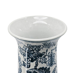 Ваза с классическим узором шинуазри синего цвета Blue & White Ornament  варинант исполнения - 2 | Loft Concept в Омске