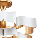 Люстра фигурная в сочетании белого и золотого цвета Shapes Inspired by Nature варинант исполнения - 1 | Loft Concept в Омске