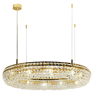 Кольцевая люстра с хрустальными элементами Torus