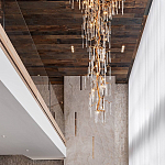 Люстра большая с прозрачными подвесками в форме капель Droplet Chandelier варинант исполнения - 2 | Loft Concept в Омске