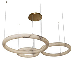 Люстра с 3-мя кольцами из натурального камня Minerals of Light варинант исполнения - 5 | Loft Concept в Омске