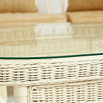 Комплект уличной мебели из ротанга Clara белый варинант исполнения - 11 | Loft Concept в Омске