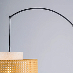 Торшер с декоративным поясом из плетеного бамбука Biuloggicu варинант исполнения - 3 | Loft Concept в Омске