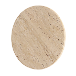 Бра с круглым плафоном из травертина Shaw Marble Lighting варинант исполнения - 4 | Loft Concept в Омске