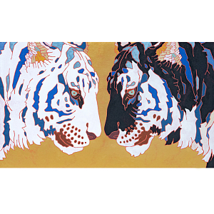 Картина Тигры Pair of Predatory Tigers