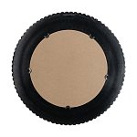 Зеркало круглое с текстурированным дизайном рамы Helios варинант исполнения - 3 | Loft Concept в Омске