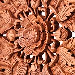 Панно из дерева квадратное Novala Panel With Trees варинант исполнения - 2 | Loft Concept в Омске