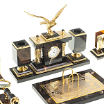 Настольный письменный набор из яшмы и долерита в подарочной упаковке Manager Organizer варинант исполнения - 2 | Loft Concept в Омске