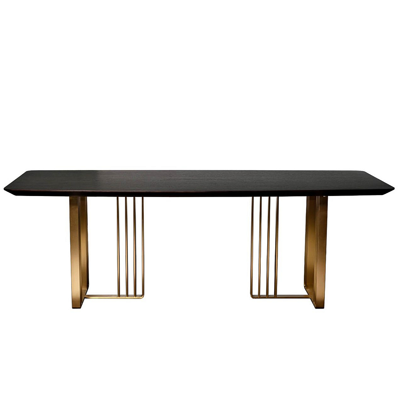 Стол обеденный Original black 220 Черный Золотой Стол обеденный Original black 220 Черный Золотой в Омске | Loft Concept
