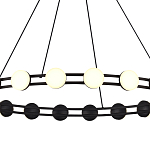 Люстра кольцевая с круглыми светодиодными источниками света Maxine Light варинант исполнения - 5 | Loft Concept в Омске