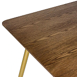 Обеденный стол на металлических ножках Casey Brass Dining Table варинант исполнения - 5 | Loft Concept в Омске