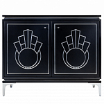 Черный комод в стиле арт-деко Luciano варинант исполнения - 1 | Loft Concept в Омске