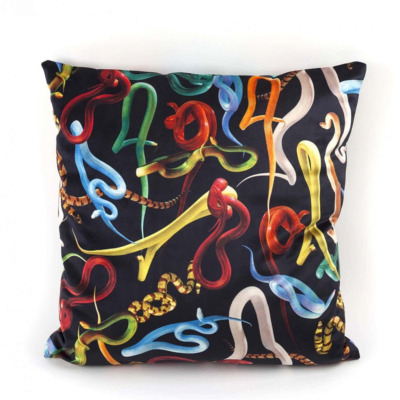 Подушка Seletti Cushion Snakes Toiletpaper Мульти Подушка Seletti Cushion Snakes Toiletpaper Мульти в Омске | Loft Concept