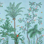 Обои ручная роспись Amazonia Duck Egg варинант исполнения - 2 | Loft Concept в Омске