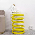 Дизайнерский журнальный стол на 2-х конусообразных ножках Epykopy варинант исполнения - 1 | Loft Concept в Омске