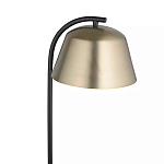 Торшер на изогнутом основании в сочетании черного и золотистого цвета Stable Base варинант исполнения - 2 | Loft Concept в Омске