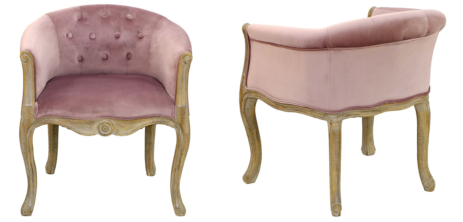 Кресло French Provence Armchair Roderic pink Кресло French Provence Armchair Roderic pink - Loft-Concept в Омске
