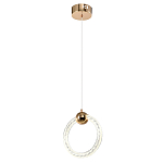 Подвесной светильник светодиодный в форме кольца Lighting Rings Gold варинант исполнения - 1 | Loft Concept в Омске