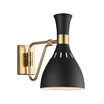 Бра с плафоном в форме песочных часов с узкими перфорированными отверстиями Feiss варинант исполнения - 1 | Loft Concept в Омске