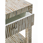 Тумбочка прикроватная Vancouver Bone Inlay Bedside Beige варинант исполнения - 2 | Loft Concept в Омске