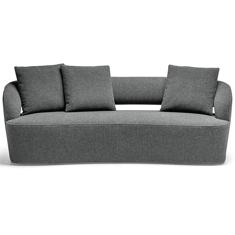 Дизайнерский диван LUCIO Sofa Серый Белый в Омске | Loft Concept 