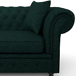 Мебельная ткань Шенилл темно-зеленый цвет 138 см T4-36 варинант исполнения - 8 | Loft Concept в Омске