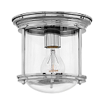 Потолочный светильник для ванных комнат с цилиндрическим стеклянным плафоном и одной лампой Hinkley варинант исполнения - 13 | Loft Concept в Омске