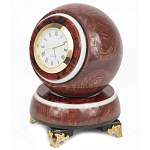 Часы настольные в виде шара из натурального камня Ball Stone Clock варинант исполнения - 4 | Loft Concept в Омске