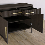 Буфет Primo с двумя ящиками и двумя фасадами шпон орех варинант исполнения - 4 | Loft Concept в Омске