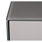Комод со стеклянной столешницей и с выдвижными ящиками Minimalist Accent варинант исполнения - 5 | Loft Concept в Омске