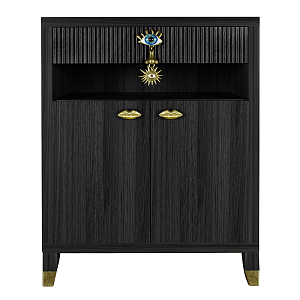 Комод Elsa Dreams Black Двухстворчатый 