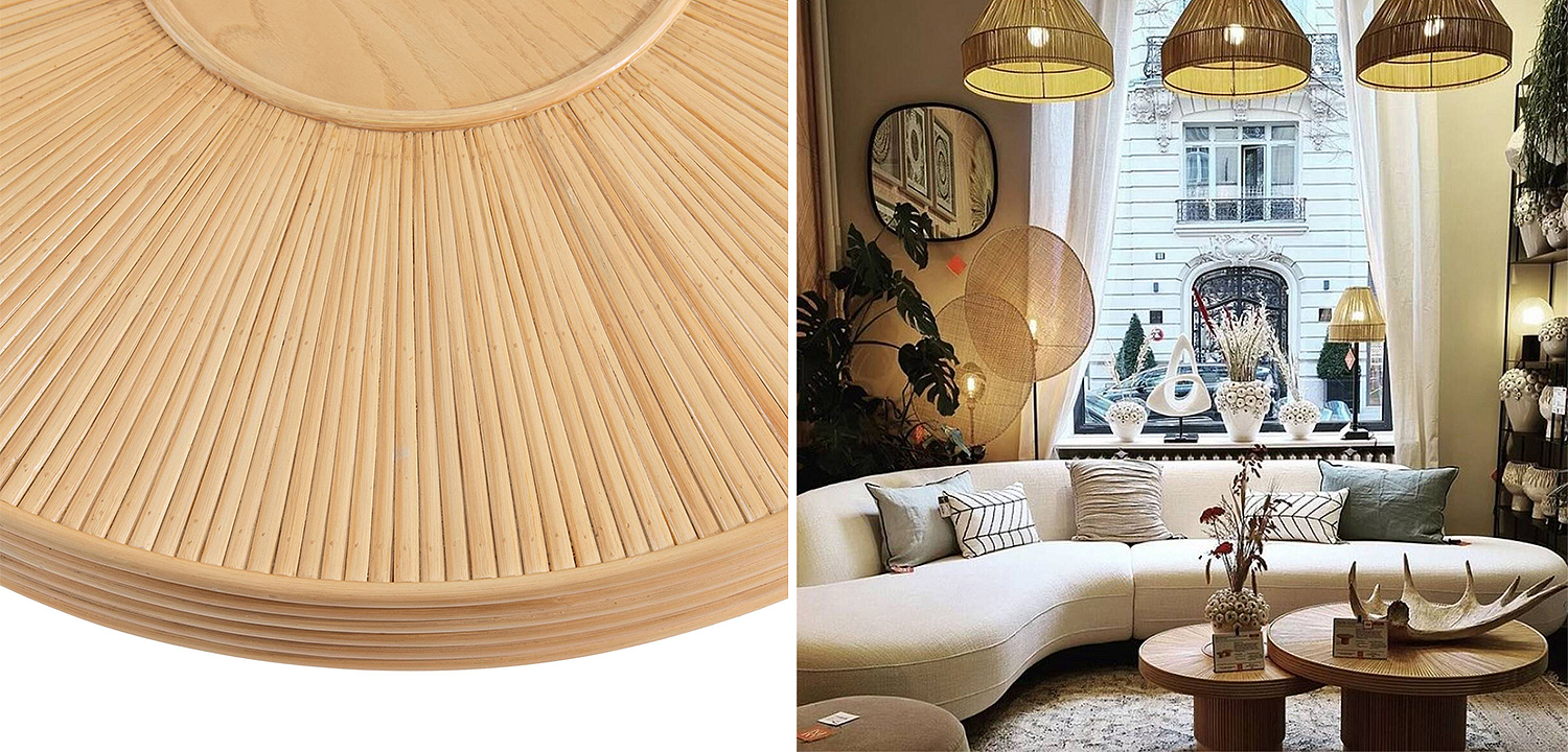 Кофейный стол Randi Wicker Coffee Table Кофейный стол Randi Wicker Coffee Table - Loft-Concept в Омске