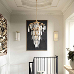 Бра настенное высокое из стеклянных трубочек Gladia варинант исполнения - 3 | Loft Concept в Омске