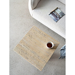 Столик приставной с квадратной столешницей Textured Cream Table варинант исполнения - 5 | Loft Concept в Омске