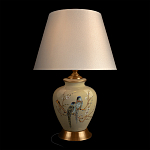 Настольная лампа бежевая с изображением птиц Slip Away варинант исполнения - 2 | Loft Concept в Омске