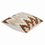 Чехол на подушку с вышивкой в виде геометрических узоров Beige Calista Square варинант исполнения - 1 | Loft Concept в Омске