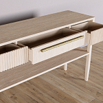 Дизайнерская Консоль с полкой и ящиком Primo Светлый дуб варинант исполнения - 5 | Loft Concept в Омске