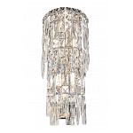 Бра с каскадом из прозрачного хрусталя и корпусом из металла цвета хром Constant Sparks варинант исполнения - 2 | Loft Concept в Омске