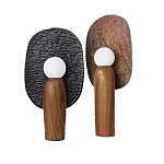 Настольная лампа из дерева Decorative Wooden Lamp варинант исполнения - 1 | Loft Concept в Омске