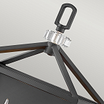 Бра в черном цвете с двумя лампами в форме свечи и стеклянными элементами Hinkley варинант исполнения - 2 | Loft Concept в Омске